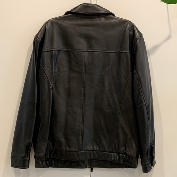 Jos A Banks Leather Jacket - Picture 4 of 5